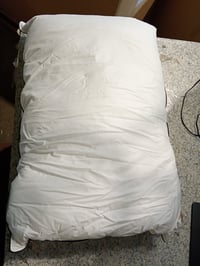 DWR 3 Kamrás Libatoll Párna 50x75 cm, 1 db, Fehér, 100% Organikus Pamut Huzat, Légáteresztő Luxus Alvópárna Lúdtoll Töltettel 4