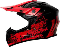 Helmblazia Gyerek Motocross Sisak Piros S Méret ECE R22.06 Tanúsítvánnyal Terepjáró Enduro Quad ATV Bukósisak Fiúknak Lányoknak 1