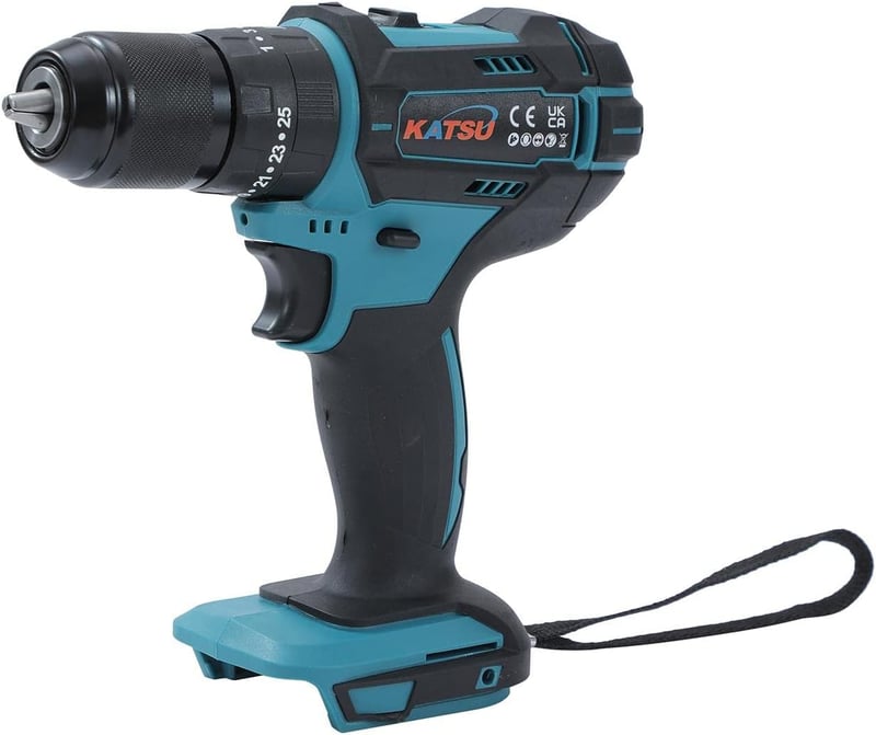 KATSU FIT-BAT 21V-os Akkus Ütvefúró-csavarozó, LED-del, 13mm Tokmánnyal