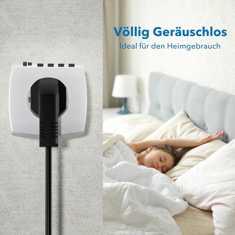 HBN Digitális Időzítő Készlet 2db - Heti Programozható Időkapcsoló 8 Kapcsolási Programmal, Véletlenszerű Funkcióval, 16A/3680W, Beltéri Has