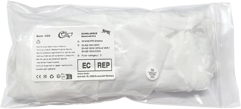 Oversize Napszemüveg Átlátszó Lencsével és UV400 Védelemmel