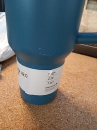 Termos Stanley Quencher H2.0 FlowState cu pai, 1180 ml, Blue Spruce (albastru), oțel inoxidabil — uzură estetică (stare: vezi a 2-a imagine) 3