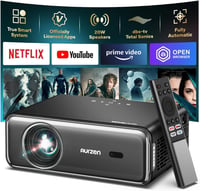 Aurzen D1 Pro Okos Projektor Full HD 1080P, 4K Támogatással, Dolby Audio, Automata Fókusz, 2x10W Hangszóró, WiFi, Bluetooth 5.2, Netflix Kom 9