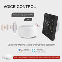 MOES Zigbee Okos Termosztát Vízalapú Padlófűtéshez - Programozható Digitális Szobai Hőszabályzó Alexa/Google Home Kompatibilis, Tuya App Vez 7