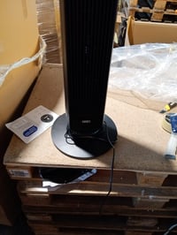 Stĺpový ventilátor DREO, čierny, 8 rýchlostí, 4 režimy, rotácia 90°, LED displej, tichý chod — Chýba diaľkový ovládač (stav: viď 2. obrázok) 3