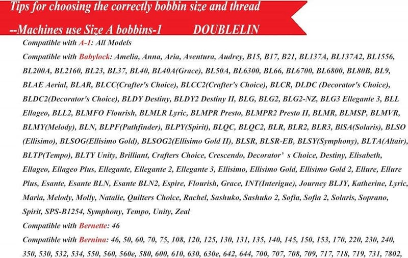 Doublelin 144db Fekete Műanyag Oldalú A-méretű Poliészter Varrógép Orsó