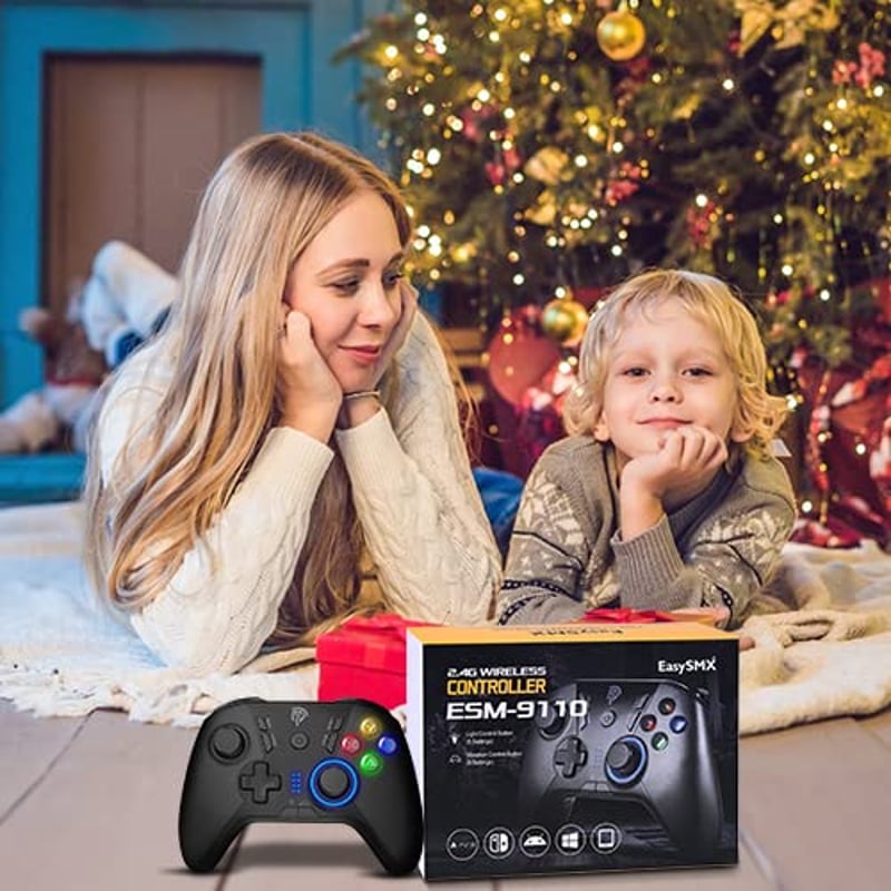 EasySMX vezeték nélküli gamepad PS3/PC/Android/Switch-hez, turbó funkcióval