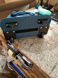 Rucsac de bagaj de mână Cabin Max Metz 24L, 40x30x20 cm, Atlantic Blue, compatibil cu EasyJet, Ryanair și Wizz Air, cu chingi de compresie, utilizat 2