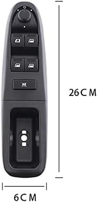 Peugeot 406 elektromos ablakemelő kapcsoló, vezető oldali, 1999-2003 modellekhez 5