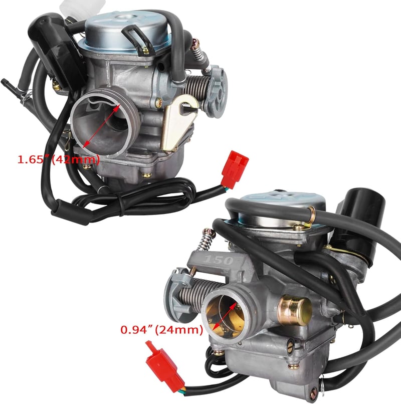 PD24J 24mm-es karburátor GY6 125cc 150cc robogókhoz és quadokhoz