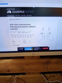 Controller wireless PlayStation DualSense pentru PS5 alb — defect, funcționează parțial: joystick cu drift (stare: vezi a 2-a imagine) 5
