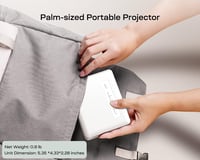 YOTON Y3 WiFi Mini Projektor Full HD 1080P - Hordozható Kivetítő USB/HDMI/AV Csatlakozással iOS/Android Telefonokhoz, PC, PS4/PS5, Xbox Komp 8