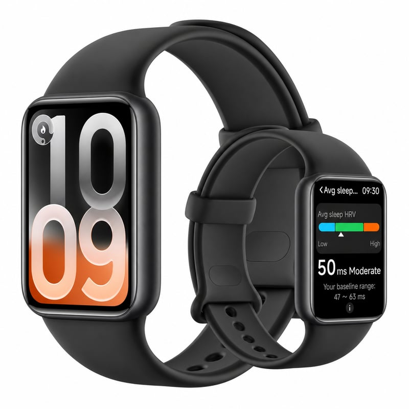 Xiaomi Smart Band 10 Pro Fitness Tracker Okoskarkötő Fekete 1,74" AMOLED GNSS 5ATM 150+ — töltőkábel nélkül (állapot: lásd a 2. képet)