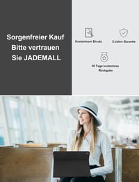 JADEMALL Bluetooth Billentyűzet Samsung Galaxy Tab A9 Plus Tablethez - Levehető Mágneses Tok 11" Készülékhez, QWERTZ Kiosztás, Ceruzatartóva 7