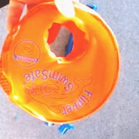 Flipper SwimSafe 1010 rukavi za plivanje s narančastom jezgrom od PE pjene, za uzrast od 1 do 6 godina, 30x20 cm — 2 komada, jedan rukavac je oštećen (stanje: vidi 2. sliku) 2