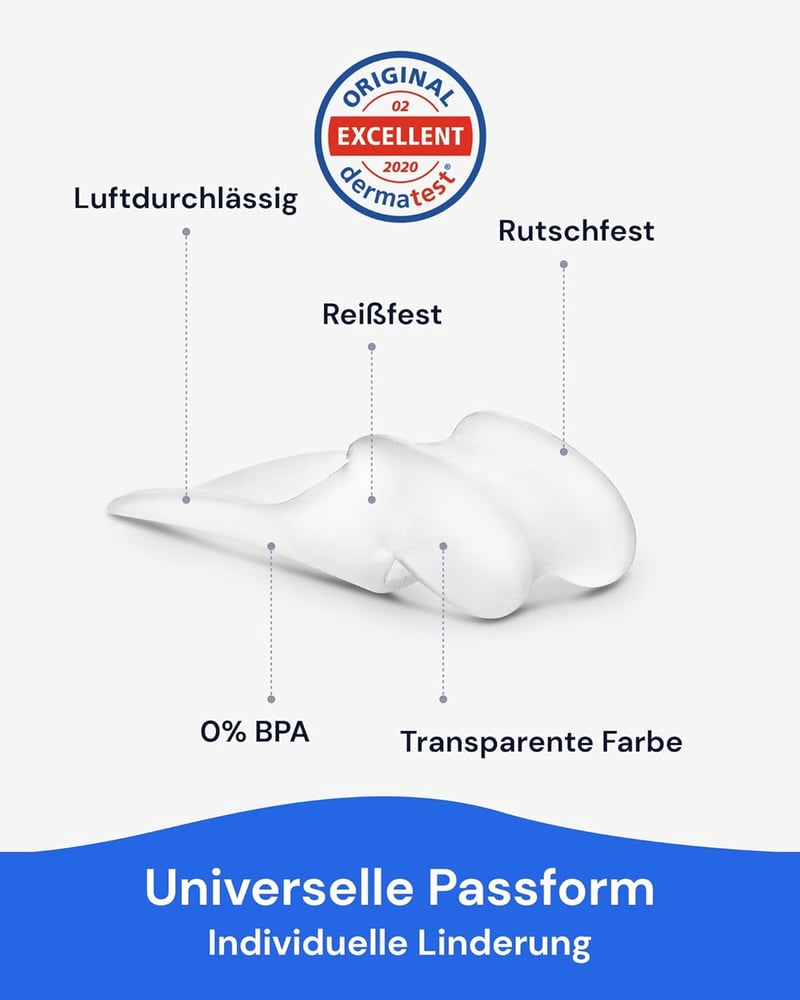 YOGAMEDIC Hallux Valgus korrekciós sín és lábujjelválasztó szett - Univerzális méret, BPA-mentes