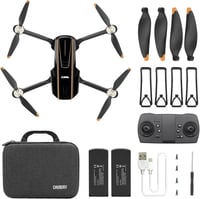 CHUBORY A68 WiFi FPV Drón Kezdőknek HD Kamerával, Kefenélküli Motorral, Automata Lebegéssel, 3D Flip Funkcióval, 2 Akkumulátorral és Hordtás 7