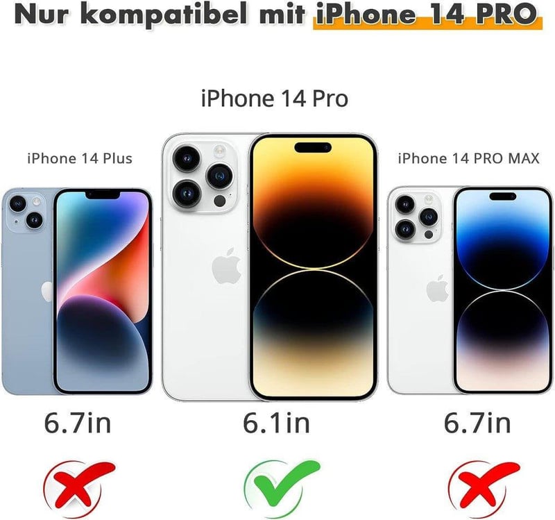 Apple iPhone 14 Pro Piros Mágneses Gyűrűs Szilikon Védőtok
