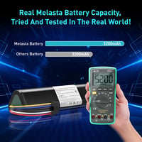 melasta 14,4V 6500mAh Lítium-ion Akkumulátor Neato Botvac D3 D4 D5 D6 D7 Robotporszívókhoz, 945-0225 Sorozathoz Kompatibilis Csereakku 5