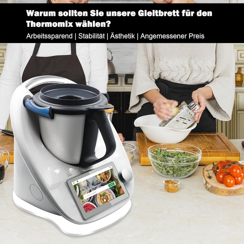 SkingHong Thermomix TM6 TM5 csúszótábla akril fehér alátét