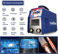 PLASMARGON ZX7-200P Inverteres Hegesztőgép 220V 200A - Hordozható IGBT Digitális MMA ARC Hegesztő Kezdőknek, Alacsony Füst és Por Kibocsátás 4