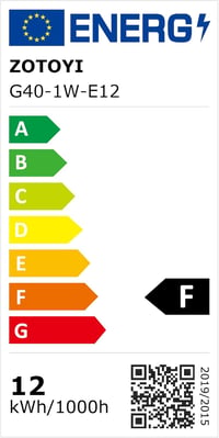 ZOTOYI Kültéri Fényfüzér 15m - 25 db G40 LED Izzóval, IP65 Vízálló, Meleg Fehér, Törésálló, Energiatakarékos Dekorációs Világítás Esküvőre,  9