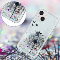 iPhone 13 Pillangós Virágos Glitteres Női Szilikon Védőtok 3