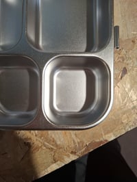 HOMEFAVOR Nerezový detský desiatový box 800 ml, 4-priehradkový nepriepustný obedár Bento do školy, vhodný do umývačky riadu 5
