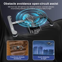 OBEST GPS Drón 4K Kamerával - 36 Perc Repülési Idő, 360° Akadályérzékelés, Követés Funkcióval, Kefenélküli Motor, 5G WiFi FPV Átvitel 5