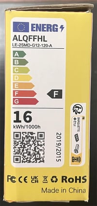 G12 LED izzó 16W, 150W halogén ekvivalens, meleg fehér, 2 darabos csomag 10
