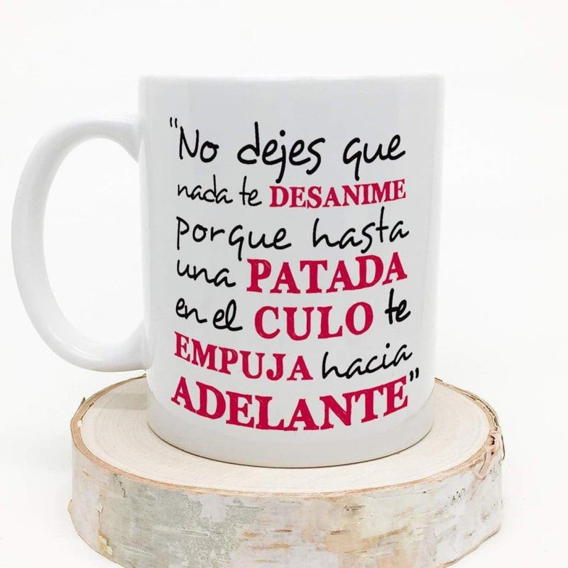 Motivációs MUGFFINS Bögre Spanyol Felirattal - 350 ml Kerámia