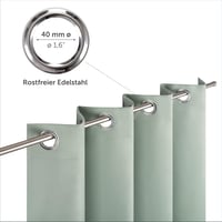 Blumtal sötétítő függöny szett - Hőszigetelő, fényáteresztést gátló, zöld, 225x140 cm, 2 db 3
