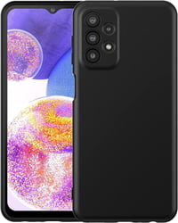 Samsung Galaxy A23 5G/4G Ütésálló Fekete Szilikon Védőtok 1