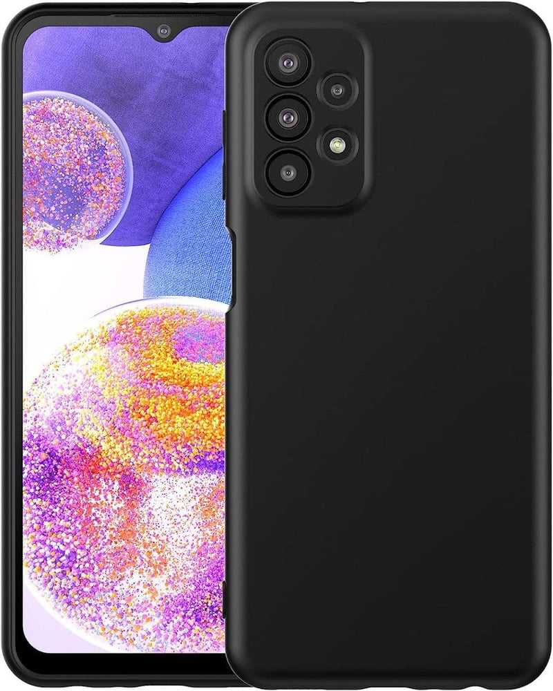 Samsung Galaxy A23 5G/4G Ütésálló Fekete Szilikon Védőtok
