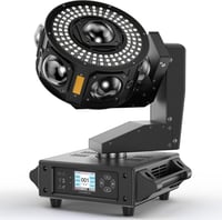 100W RGBW LED Moving Head Színpadi és Diszkó Fényszóró - 19/25 Csatornás Színpadi Lámpa Esküvőre, Partikra, Klubokba 7
