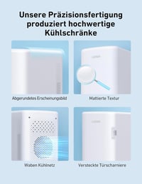 AstroAI 6 literes mini hűtő-fűtő kombó, autóba és irodába, fehér 5