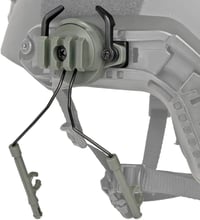 WISEONUS Taktikai Airsoft Sisak Adapter Comtac Fejhallgatókhoz - Összecsukható Nylon Felfüggesztés, Katonai Felhasználásra, OD Színben 6