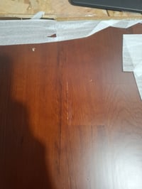 vidaXL Tömör Tölgyfa Négyzet Asztallap Sötétbarna 50x50x1,5 cm - Felújított, Nagy Karccal (állapot: lásd a 2. képet) 4