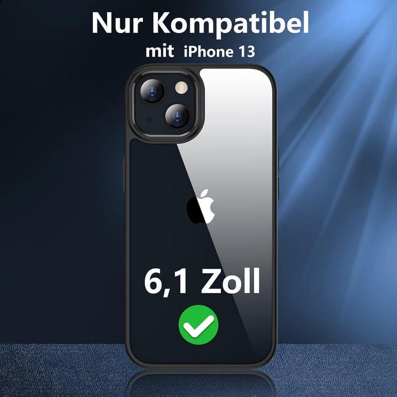 iPhone 13 Ultra Vékony Átlátszó Védőtok 6.1 Hüvelykes Kijelzőhöz