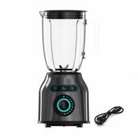 Stojanový mixér Cecotec Power Black Titanium 2200MAX Smooth – na súčiastky / na rozobratie: uvoľnená nádoba, chýba uzatvárací uzáver (stav: pozri 2. obrázok) 1