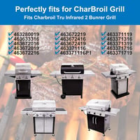 Denmay Infravörös Grillrács 43,2 cm - 3 db-os Szett Charbroil Performance TRU, Broilking Baron, Napoleon LEX Gázgrillekhez, Tartós Zománcozo 3