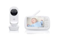 Motorola VM44 Connect WiFi Bébiőr Kamerával - 4,3" HD Kijelző, Éjjellátó, Altatódalok, Hőmérsékletfigyelés, Okostelefonos Applikáció - Fehér 2