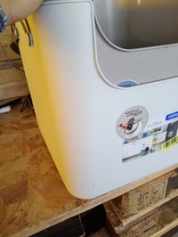 Rotho Albula 4 részes szelektív hulladékgyűjtő szett konyhába, 2x25L + 2x40L, BPA-mentes műanyag, többszínű, használt 2