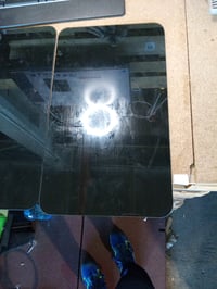 WENKO univerzalni stakleni poklopac za ploču za kuhanje, crni, 2 komada, 30x52 cm, za sve vrste štednjaka, daska za rezanje i zaštita od prskanja masnoće 2