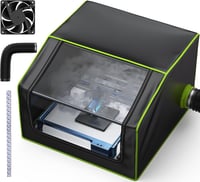 Bsdonte 700x700mm-es Lézergravírozó Védőház - Ventilátoros, LED-es, Tűzálló, Hangszigetelt 1
