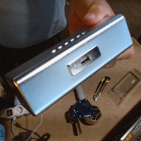 Bluetooth reproduktor MusicMan MA strieborný – MP3 prehrávač, rádio, USB a Line-In pripojenie – nabíjací kábel (stav: pozri 2. obrázok) 2
