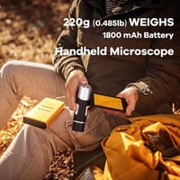 Andonstar AD203 Hordozható Digitális Mikroszkóp 4 Hüvelykes Képernyővel, FHD Videó Funkcióval, Windows/Mac Kompatibilitással, 2