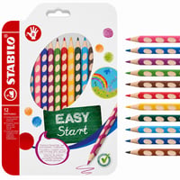 STABILO EASYcolors ergonomske debele bojice za dešnjake, 12 boja, sa šiljilom, miješane — 1 komad nedostaje (stanje: vidi 2. sliku) 1