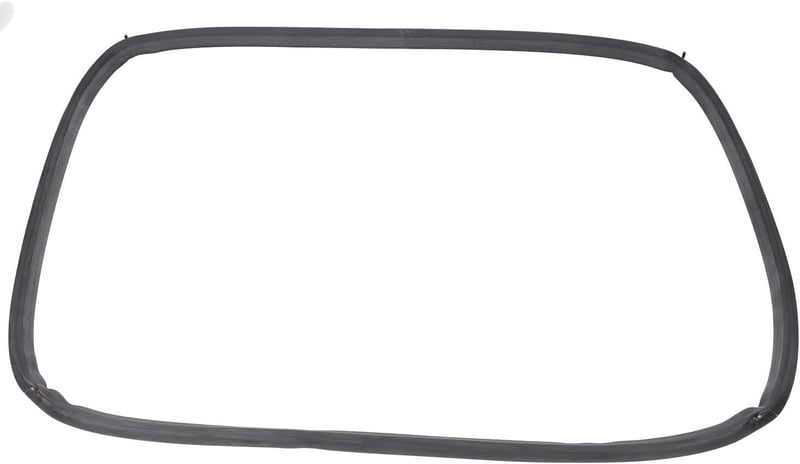 DL-pro Sütő Ajtótömítés 4 Kampóval - Amica 8065348 8044572 Kompatibilis Gumitömítés Beépíthető Sütőkhöz 40,5x32 cm