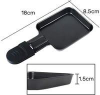 Hengbo 8 részes mini raclette serpenyő szett tapadásmentes bevonattal 3